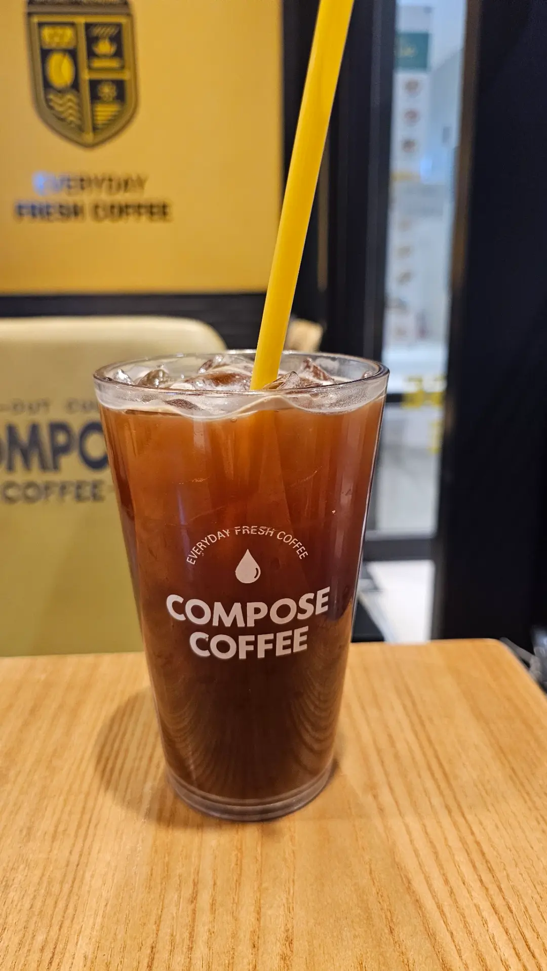 컴포즈커피 다산테라타워DIMC점 끼니 사진 — 디카페인 아메리카노